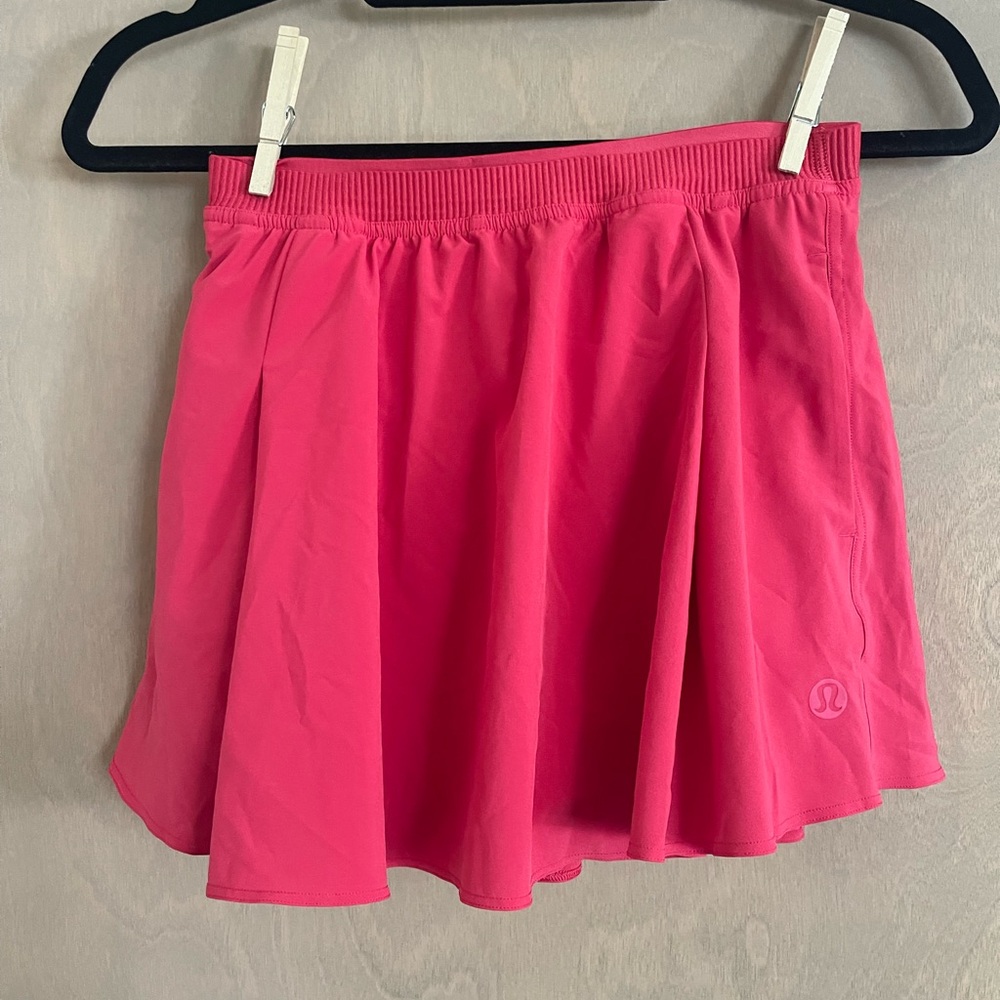 lululemon Hot Pink Tennis Skirt with Pockets